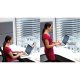 Sit or stand while working with Ergotron 24-408-227 WorkFit-P
