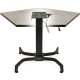 Ergotron 24-387-200 WorkFit-B with a worksurface (worksurface not included)