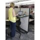 Stand and work with Ergotron 24-387-200 WorkFit-B 