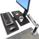Worksurface of Ergotron 24-314-026 WorkFit-A 