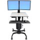 Front view of ergotron 24-214-085 WorkFit-C