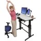 Stand and work with ergotron 24-271-926