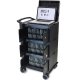 Laptop locker with Tablet Management Cart