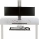 QuickStand Sit/Stand Solution - dual screen front view