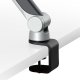Tablik's arm mount quickly attaches to desk edge