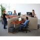 WorkRite Fundamentals EX Electric Rectangular Curved Workcenter