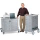 Ergotron LTSC20WH/SM Anthro LT20 Laptop Charging Cart