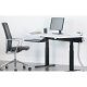 ISE Rise Electric Equal Corner Concave Height Adjustable Table