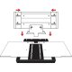 Laptop Tray System with Mouse Area, ED-LT23-75