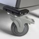 Heavy-duty 4" locking casters