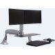 Dual Monitor Sit-Stand Workstation