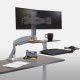 Dual Monitor Sit-Stand Workstation