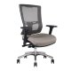 Affirm AF518 with Starlight Silver Mesh Back and Upholstered Seat