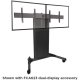 Chief XPAUB or XPAUS Height Adjustable AV Cart (55"-100"+)