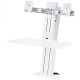 Ergotron 33-419-062 WorkFit-SR Rear Mount Dual Short Surface Workstation - White