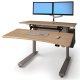 Attach a CPU SideRack (sold separately) on either side so that it travels up and down with your equipment to protect power connections.