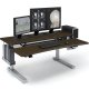 With a weight capacity of 150 lbs. of distributed load, Elevate II Adjusta easily supports all of your equipment and monitors.