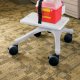 The large 4" casters on Zido carts moves easily over carpeted surfaces to take your equipment all over your facility.