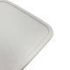 The cart's contoured top with 1/2" high lip keeps your equipment in place while moving from room to room.