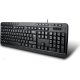 Adesso AKB-132UB Spill-Resistant Multimedia Desktop Keyboard (USB)