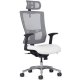 Office Master Affirm AF519 in Starlight Silver Mesh Back