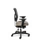 Full Side View of Office Master YS84 Mesh Back Task Chair