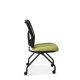 Side View of Office Master YS71N Mesh Back Nesting Chair