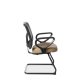 Full Side View of Office Master YS71S Sled Base Nesting Chair