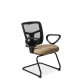Side View of Office Master YES YS71S Sled Base Guest Chair