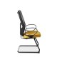 Full Side View of Office Master YS76S Mesh back Sled Base Chair