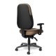 Back View - Office Master MX88PD Large Build Task Chair