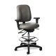Office Master IU73 Intensive Use 24-Seven Ergonomic Stool