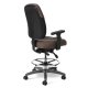Back View - Office Master IU77PD Heavy Duty Ergonomic Stool