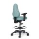 Back View - DB54 Discovery Back Series Ergonomic Stool