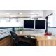 Ergotron 45-476-026 HX Desk Mount Dual Monitor Arm (polished aluminum)