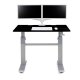 Ergotron 24-567-F03 WorkFit-DL 48, Sit-Stand Desk (Black)