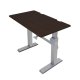 Ergotron 24-567-F59 WorkFit-DL 48" Height Adjustable Desk (Wenge)