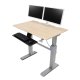 Ergotron 24-567-F13 WorkFit-DL 48, Sit-Stand Desk (Maple)