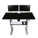 Ergotron 24-568-F03 WorkFit-DL 60, Sit-Stand Desk (Black)