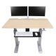Ergotron 24-568-F13 WorkFit-DL 60" Height Adjustable Desk (Maple)