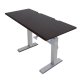 Ergotron 24-568-F59 WorkFit-DL 60, Sit-Stand Desk (Wenge)