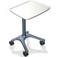 This above image is Zido Standard Adjustable Height Cart Workstation with a 1/2" high lip. The lip extends around the entire top to keep items from rolling off. Available in both widths (22” wide and 25” wide)
