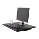 Luxor CVTR32-BK Pneumatic Standing Desk Converter - Black